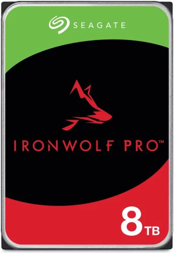 Жесткий диск/ HDD Seagate SATA3 8TB NAS Ironwolf Pro 6Gb\s 7200 256Mb 1 year warranty (replacement ST8000VN0022, ST8000NE001) (ST8000NT001)