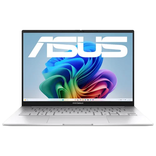 Ноутбук ASUS Zenbook 14 UX3405CA-ST1109 (90NB14W2-M01MR0) Ноутбук ASUS Zenbook 14 UX3405CA-ST1109 Intel Core Ultra 9 285H/ 32Gb (soldered D5)/ SSD1Tb/ UMA/ 14/ OLED/ WQXGA+/ 2880x1800/ 120Hz/ NoOS/ Foggy Silver/ 1.2kg (90NB14W2-M01MR0)