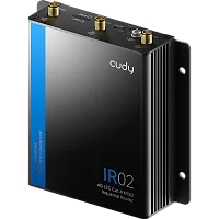 Промышленный маршрутизатор/ Industrial 4G LTE Cat4 Wi-Fi Router, LTE Cat4, N150 WiFi, 2 x 10/ 100M RJ45 Ports, 2 x SIM Slots, 1 x RP-SMA(Wi-Fi), 2 x SMA(4G), 1 x 7-Pin Industrial interface(RS485/ RS232/ (IR02) (IR02#OCS)