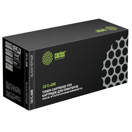 Картридж лазерный Cactus CS-TL-420E TL-420E черный (1500стр.) для Pantum M7100/P3010/P3300/M6700/M6800