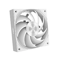 Кулер для корпуса/ PCCooler F5R120 (120x120x25mm, 4-pin PWM, 86.73CFM, 32dBA, 2200RPM, White) (F5R120 WH)