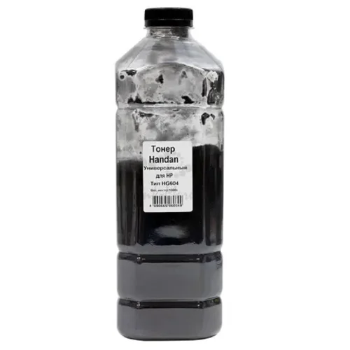 HANDAN Тонер Универсальный для HP, Тип HG604, Bk, 1 кг, канистра M607/ 608/ 609/ HP M404/ 405/ M507n/ M507dn/ M507X/ M528dn/ M528f/ M528c / M402/ M426 CF237A/ X/ Y; CF289A; CF289X; CF289Y; CF258/ 259/ 276 (98031901)