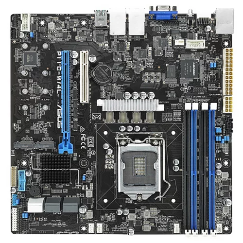 P11C-M/4L Micro-ATX, LGA 1151 (H4), 4x DDR4 DIMM (to 128GB ECC UDIMM), 6x USB 3.0 (4 rear), 6x SATA, 1x PCIE x16/x8, 1x PCIE x8, 2xM.2 22110, LAN 4x 1Gb, Video AST2500, IPMI Option(055451) (90SB06R0-M0UAY0)