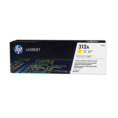 Тонер-картридж/ HP 312A Yellow LaserJet Toner Cartridge (CF382A)