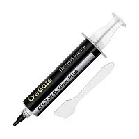 Exegate EX296090RUS Термопаста ExeGate ETS-7WMK Silver PLUS (7,2 Вт/ (м•К), 15г, шприц с лопаткой)