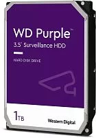 Жесткий диск/ HDD WD SATA3 1TB Purple Video 5400 RPM 64Mb 1 year warranty (WD11PURZ)