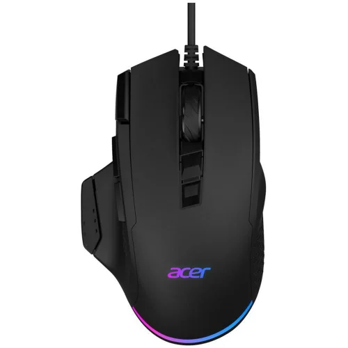 Мышь игровая компьютерная/ Проводная игровая мышь ACER OMW180 Wired USB Gaming Mouse (6400dpi) RGB (9but) black (ZL.MCEEE.00S)