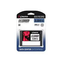 Твердотельный накопитель/ Kingston SSD DC600M, 3840GB, 2.5" 7mm, SATA3, 3D TLC, R/W 560/530MB/s, IOPs 94 000/59 000, TBW 7008, DWPD 1 (12 мес) (SEDC600M/3840G)