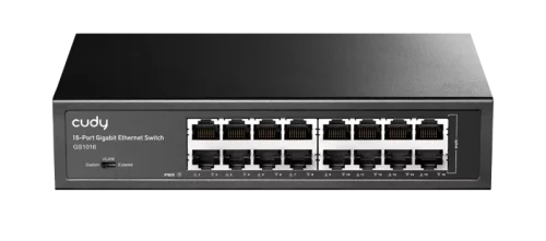 Коммутатор/ 16-Port Gigabit Switch, 16 Gigabit RJ45 Ports, IGMP Snooping, Loop Detection/Prevention, 802.1p/DSCP QoS, Switch/VLAN/Extend working mode DIP switch, Rack-mountable Steel Case, Power Saving, Plug & Play, Rack-Mount kits i (GS1016)
