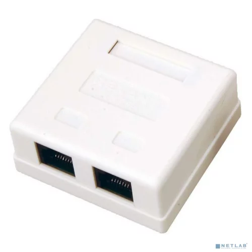 Rexant (03-0151) Розетка компьютерная 2-порта RJ-45(8P8C), категория 5е, внешняя