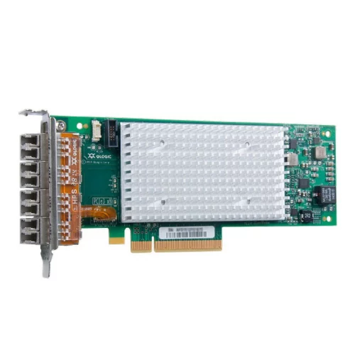 Сетевой адаптер Qlogic QLE2694L OEM, 16Gb/ s FC HBA, 4-port, PCIe v3.0 x8, LC SR MMF, Low Profile (трансиверы впаяны, в комплекте только короткий брекет) (003017) (BK3210405-02 D)