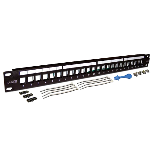 Патч-панель наборная Lanmaster LAN-PPN24OK-STP 19