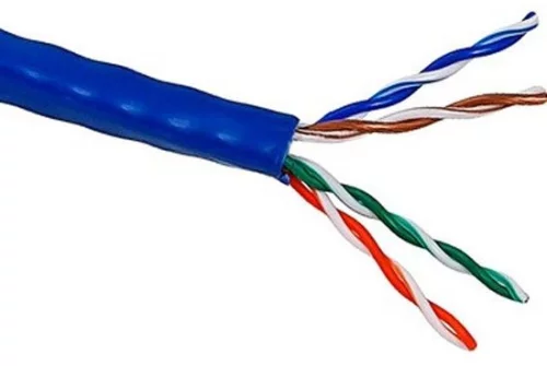 Кабель LANMASTER UTP, 4 пары, кат. 5Е, 350Mhz, LSZH, синий, 305 м (LAN-5EUTP-LSZH-BL)