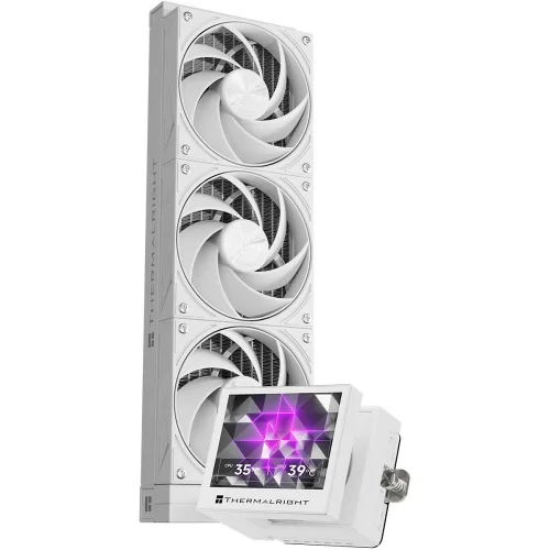 Thermalright Система водяного охлаждения Stream Vision 360 White / 3x120mm PWM Fans / TRSV360W