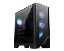 Корпус ПК без блока питания/ Case MSI MAG FORGE 321R AIRFLOW, Midi-Tower, TG, 4x120mm ARGB, 2xUSB 3.2, 1xUSB 3.2 Type-C, ATX, mATX, mITX Black (306-7G23R41-HH9)