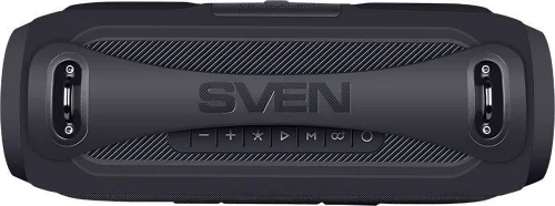 SVEN PS-380 2.0 чёрные Мобильные колонки (2x20W, IPx5, USB, Bluetooth, FM-радио, LED-подсветка, ручка, 3000 мA ) (SV-021290) фото 6