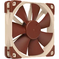 Кулер для корпуса/ Case Cooler Noctua NF-F12 5V PWM (120x120x25mm, 4-pin PWM, 54.97CFM, 22.4dBA, 1500RPM, Beige/Brown)