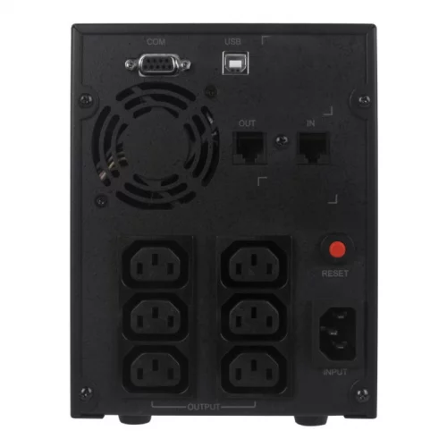 ИБП CyberPower VALUE 2200EI, Line-Interactive, 2200VA/1320W, USB&Serial, RJ11/RJ45, 6 IEC-320 С13 розеток, Black, 0.16х0.21х0.35м., 14.7кг./ UPS Line-Interactive CyberPower VALUE2200EILCD 2200VA/1320W USB/RS-232/RJ11/4 (VALUE 2200EILCD) фото 3