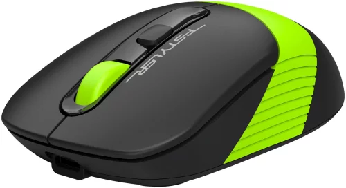 Мышь A4Tech Fstyler FG10CS Air черный/ зеленый оптическая (2000dpi) silent беспроводная USB для ноутбука (4but) (FG10CS AIR SPORTS GREEN) фото 3