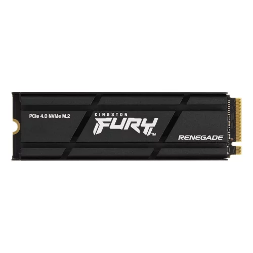 Твердотельный накопитель/ Kingston SSD Fury Renegade, 4000GB, M.2(22x80mm), NVMe, PCIe 4.0 x4, 3D TLC, R/W 7300/7000MB/s, IOPs 1 000 000/1 000 000, DRAM buffer 4096MB, TBW 4000, DWPD 0.55, with Heat Spreader (12 м (SFYRDK/4000G) фото 2