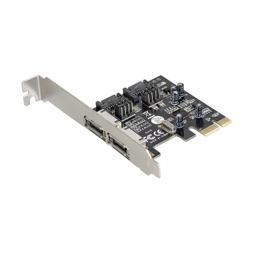 Exegate EX283707RUS Контроллер EXE-501 PCI-E 2.0, SATA3 6Gb/ s, 2 int+2 ext (OEM) фото 2