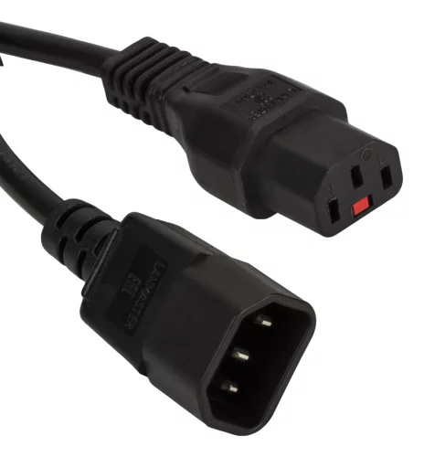 Шнур питания C13-C14, 220В, 10А, черный, 3 метра (LAN-PP13/ 14-3.0-BK) (LAN-PP13/14-3.0-BK)