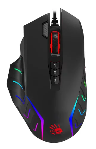 Мышь A4Tech Bloody J95s черный оптическая (8000dpi) USB (9but) (J95S STONE BLACK ACTIVATED)