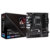 B760M PG LIGHTNING, Socket 1700, Intel®B760, 4xDDR5-4800, HDMI+DP, 2xPCI-Ex16, 1xPCI-Ex1, 4xSATA3(RAID 0/ 1/ 5/ 10), 2xM.2, 8 Ch Audio, GLan, (2+4)xUSB2.0, (3+2)xUSB3.2, (1+0)xUSB3.2 Type-C™, 1xPS/ 2, mATX, RTL {}