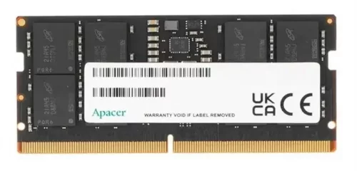 Apacer DDR5 16GB 5600MHz SO-DIMM CL46 1.1V (Retail) 2048*8 3 years (AS16GHB56CVBBGH/ FS.16G2C.PKH)