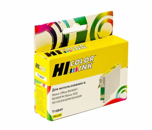Картридж Hi-Black HB-T1284 Y (для Epson Stylus S22/ SX125/ SX420W/ SX425W/ BX305F) (99635205)