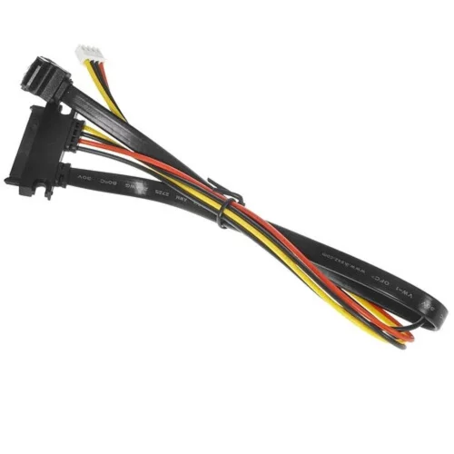 Cablexpert Кабель питания SATA CC-XH2.54-SATAL-40CM, XH2.54 4pin+Sata угловой / Sata 7+15pin, медн.проводник, 40см, пакет (CC-XH2.54-SATAL-40CM) фото 2