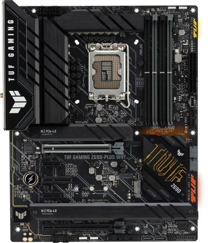 Материнская плата Asus TUF GAMING Z690-PLUS WIFI Soc-1700 Intel Z690 4xDDR5 ATX AC`97 8ch(7.1) 2.5Gg RAID+HDMI+DP фото 2