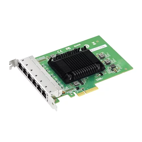 Сетевая карта LR-Link NIC PCIe x4, 6 x 1G, Base-T, Intel I350 chipset (FH+LP) (LRES2006PT)