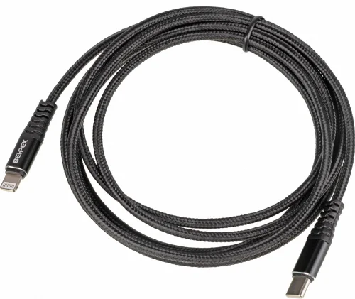 Кабель PD quick charge USB Type-C (m)-Lightning (m) 2м черный (1491164) (1491164#MLN)
