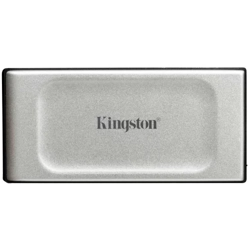 Твердотельный накопитель/ Kingston External SSD XS2000, 500GB, Type-C, USB 3.2 Gen 2x2, R/W 2000/2000MB/s, IP55, 70x33x14mm, Silver (12 мес) (SXS2000/500G) фото 2