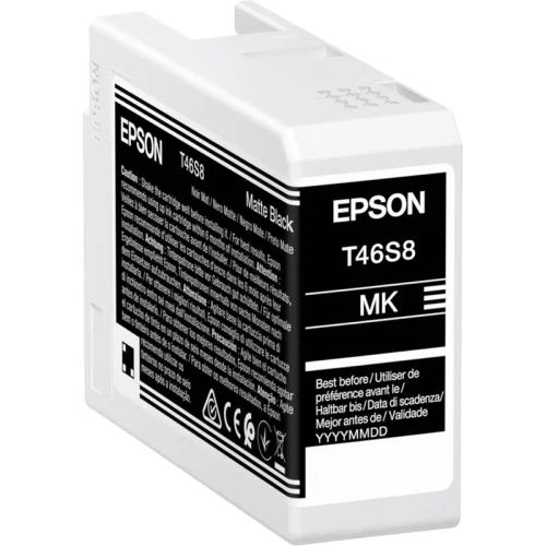 Картридж/ Singlepack MatteBlack T46S8 UltraChromePro10 ink 25ml (C13T46S800)