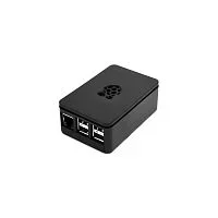 Корпус ACD RA179 Корпус ACD Black ABS Plastic case with Logo for Raspberry Pi 3 B/ B+, совместим с креплением VESA Mount (RASP1793)(ASM-1900036-22)(аналог 167-7046)