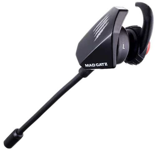 Игровые мобильные наушники Mad Catz E.S. PRO+ чёрные, 3.5 мм jack, 13.5 мм неодимовые магниты, 32 Ом, 20 ~ 20000 Гц, микрофон (AE21CDINBL000-0) фото 2