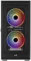 Корпус Aerocool Graphite-G-BK-v2 черный без БП ATX 6x120mm 1x140mm 2xUSB3.0 audio bott PSU (ACCM-PB24033.11)