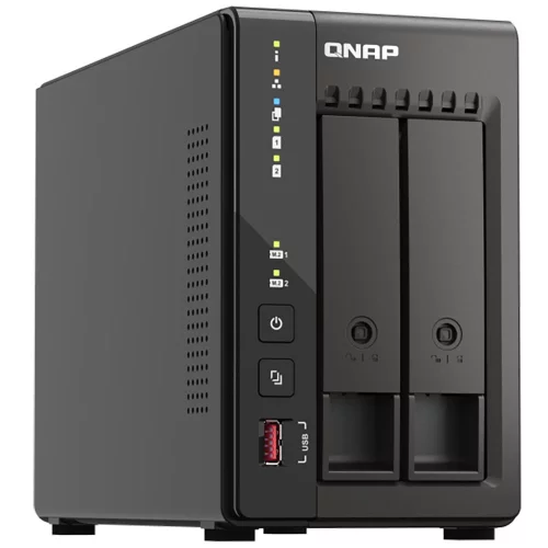 Сетевое хранилище без дисков/ SMB QNAP TS-253E-8G NAS, 2-tray w/o HDD. 2xHDMI-port. 4-core Celeron J6412 2-2.6 GHz, 8GB DDR, 2x2.5Gb LAN, 2 x M.2 2280 PCIe Gen 3 x2, 2x USB 3.2 Gen 2 (10Gbps) Port, 2x USB 2.0 port фото 2