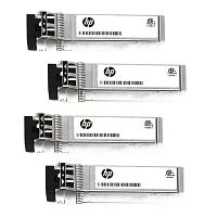 Трансивер HPE MSA, 16 Гбит/ с, Fibre Channel, SFP+, коротковолновый, 4 шт. (для MSA2050/ 2052) (Q1J00A, Q1J01A, Q1J02A, Q1J03A) (C8R24B)