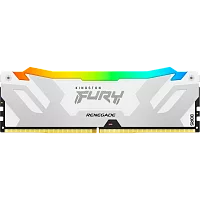 Оперативная память Kingston 16GB 6400MT/ s DDR5 CL32 DIMM FURY Renegade RGB White XMP (KF564C32RWA-16)