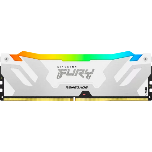 Оперативная память Kingston 16GB 6400MT/ s DDR5 CL32 DIMM FURY Renegade RGB White XMP (KF564C32RWA-16)