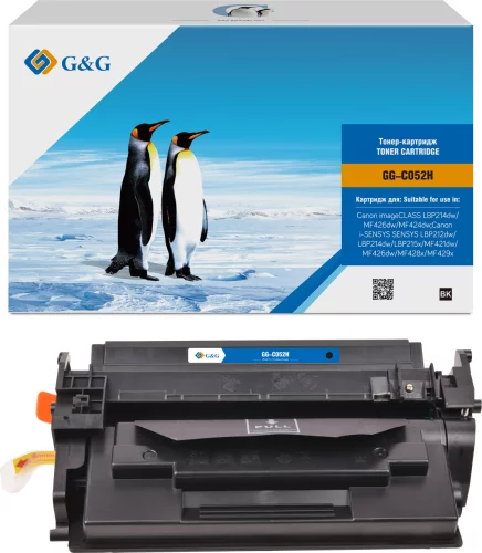 Картридж лазерный G&G GG-C052H черный (9000стр.) для Canon MF421/ 426/ 428/ 429/ LBP 212/ 214/ 215