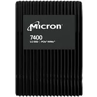 Твердотельный накопитель/ Micron SSD 7400 PRO, 1920GB, U.3(2.5" 7mm), NVMe, PCIe 4.0 x4, 3D TLC, R/W 4400/2000MB/s, IOPs 420 000/85 000, TBW 3500, DWPD 1 (12 мес.) (MTFDKCB1T9TDZ-1AZ1ZABYY)