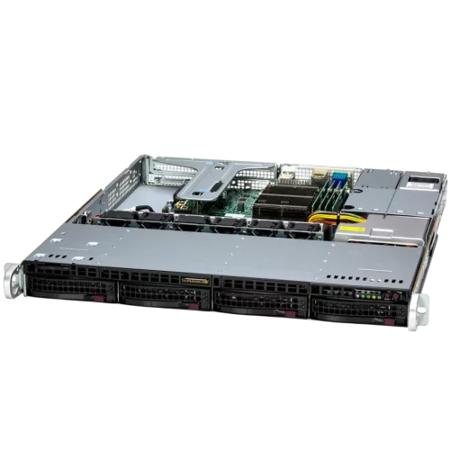 Серверная платфоорма/ SYS-511R-M (bundle2): 1U / 1x LGA-1700 / 4x up to 128GB of DDR5 ECC UDIMM 4400MHz / 4x hs 3.5