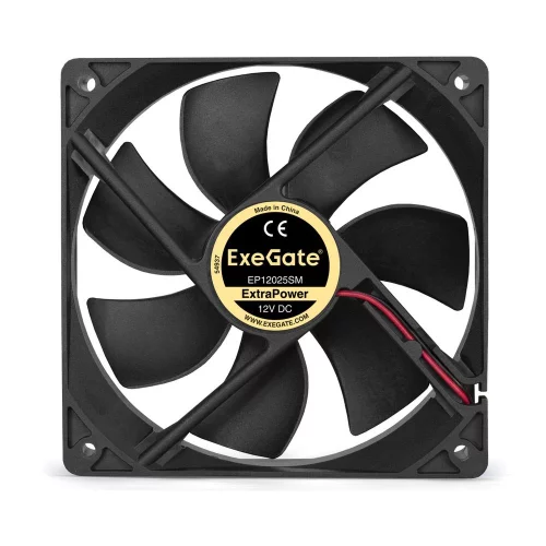 Exegate EX283395RUS Вентилятор ExeGate ExtraPower EP12025SM, 120x120x25 мм, Sleeve bearing (подшипник скольжения), Molex, 1800RPM, 25dBA фото 2