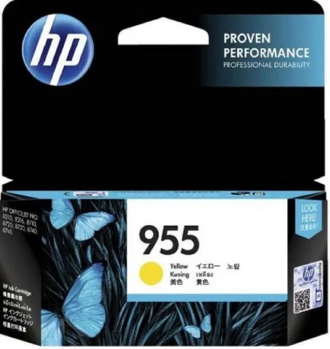 L0S57AA HP 955 оригинальный картридж (700 стр.) для HP OJP 77xx/82xx/87xx Yellow