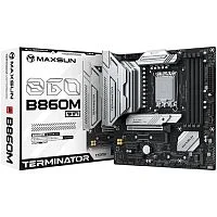 Материнская плата MAXSUN MS-Terminator B860M WIFI, LGA1851, B860, 4*DDR5, 4*SATA3, 3*M.2, USB 3.2, USB 2.0, Type-C, 1*PCIEx16, 1*PCIex4, 1*PCIex1, HDMI+DP, mATX
