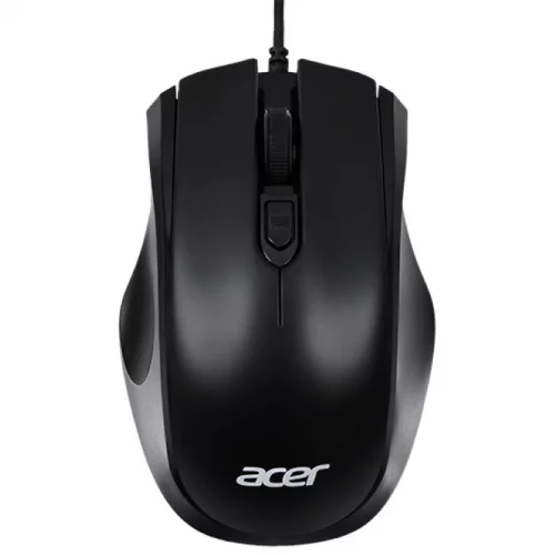 Мышь компьютерная/ Проводная мышь Acer OMW020 оптическая (1600dpi) USB (3but) black (ZL.MCEEE.004)